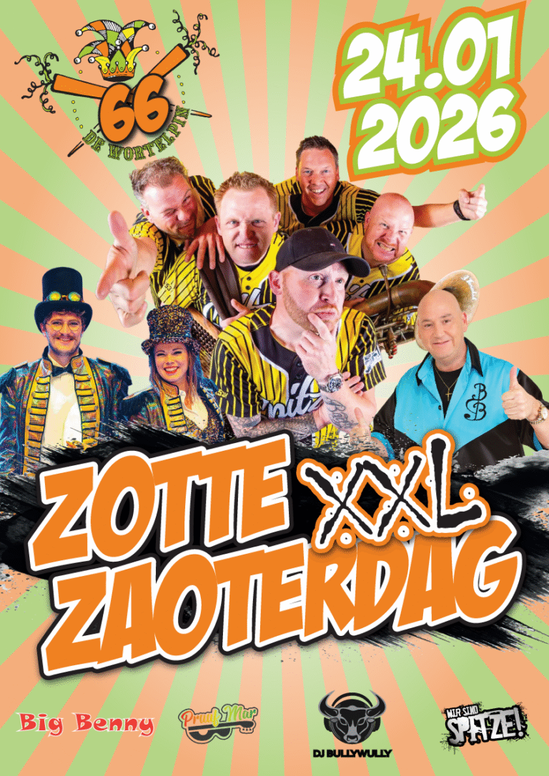 Jubileum: Twee keer Zotte Zaoterdag!